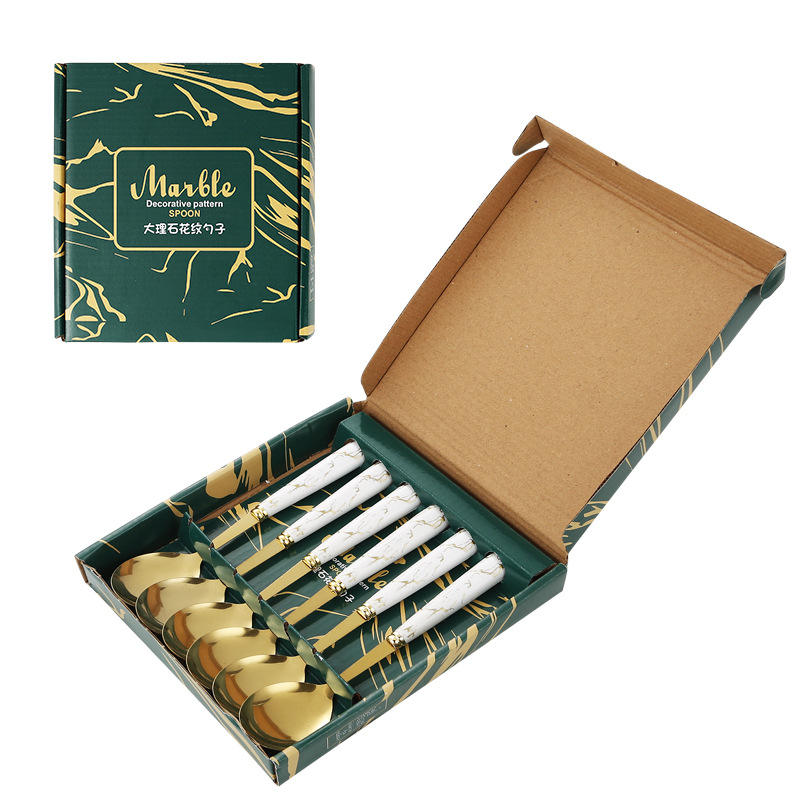 กล่องของขวัญ6กล่องสีขาว