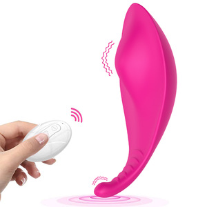 Vibrateur <span class=keywords><strong>de</strong></span> stimulation clitoridienne pour femmes avec télécommande via application, à porter à distance, design papillon, jouet sexuel pour adultes - Product Image 1