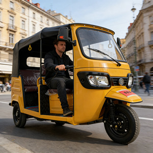 Tricycles à passagers à essence <span class=keywords><strong>6</strong></span> <span class=keywords><strong>places</strong></span> Véhicule Tuk-Tuk Tricycles motorisés pour les excursions touristiques Motocyclettes 200cc de puissance - Product Image 3