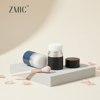 Contenant de poudre libre personnalisé en plastique de Shantou avec houppette pour maquillage et poudre corporelle