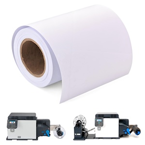 5inch nhãn CuộN <span class=keywords><strong>Matte</strong></span> bằng văn bản giấy Sticker cho tự dính LaserJet phương tiện truyền thông lt5c trống Nhãn dán nhãn cuộn cho PRO 1050 - Product Image 2