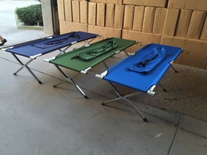 <span class=keywords><strong>Lit</strong></span> <span class=keywords><strong>de</strong></span> Camping Pliant en Aluminium Réglable pour Extérieur, Vente en Gros à Prix Usine Compétitif - Product Image 6