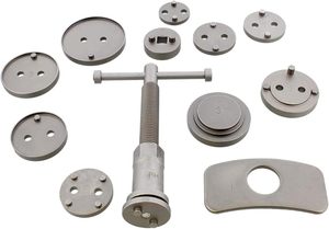 12pcs Heavy Duty Disc Brake Piston Caliper Compressor Rewind <b>Tool</b> <b>Set</b> Hard Case OEM Brake Pad Replacement Reset - Product Image 5