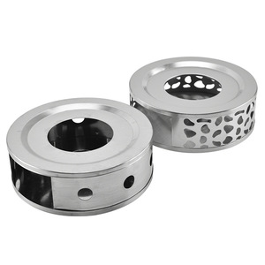 <span class=keywords><strong>Calentador</strong></span> <span class=keywords><strong>de</strong></span> tetera <span class=keywords><strong>de</strong></span> vidrio <span class=keywords><strong>de</strong></span> acero inoxidable para té y café redondo plateado portátil para el hogar <span class=keywords><strong>de</strong></span> oficina con <span class=keywords><strong>calentador</strong></span> <span class=keywords><strong>de</strong></span> velas - Product Image 2