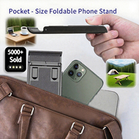 Support de téléphone pliable pour bureau, réglable sur 6 angles, format de poche, vente en gros pour smartphones et tablettes de 4,5 à 12,9 pouces