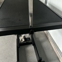 Table de toilettage électrique réglable carrée, idéale pour le toilettage et le séchage des chats et des chiens.