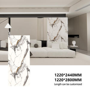 高級<span class=keywords><strong>PVC</strong></span>大理石シート、リアルな縞模様で内装壁に最適 - Product Image 2