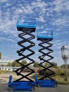 โต๊ะยกกรรไกรไฮดรอลิกขับเคลื่อนตัวเองใช้แบตเตอรี่6ม. 8ม. 10ม. แพลตฟอร์มลิฟต์เคลื่อนที่12ม. ลิฟต์ทำงานทางอากาศ - Product Image 2