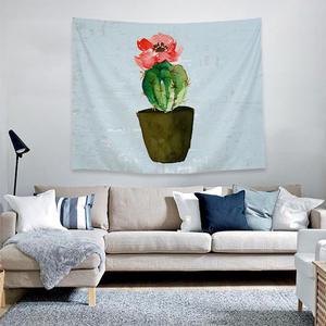 Imprimer Mandala Hotsale Accrochant <span class=keywords><strong>Hippie</strong></span> Coton Chinois Pas Cher Cactus Décoratif Art Mural Boho Imprimé Bohème Tapisserie - Product Image 5