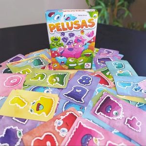 YY เกมกระดานเปลูซัสบอร์ดเกมกระดาษแข็งเพื่อการเรียนรู้สำหรับครอบครัวพร้อมความสนุกปริ้นท์สีเต็มรูปแบบมุมมนสำหรับผู้เล่น2คน - Product Image 1
