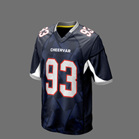 Nouveaux maillots de football américain au design moderne, vêtements de football américain en sublimation, uniformes de football américain en polyester pour les fans