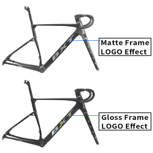BXT Gravel-055 Kit cadre de vélo de gravier en fibre de carbone T1000 neuf, compatible frein à disque, patte UDH, 700x50C, boîtier de pédalier T47, vélo de route Endurance - Product Image 6