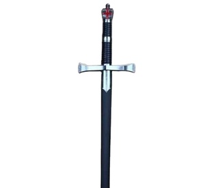 Chevalier de temple médiéval historique crisader, décoration de cadeau, épée de Cosplay - Product Image 1