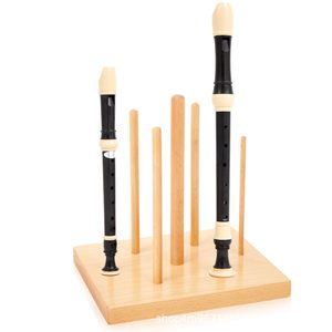 Wooden Recorder Storage Rack <b>Desktop</b> Organizing <b>Shelf</b> Detachable Multi Functional Music Equipment Holder - Product Image 1