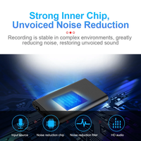 Mini enregistreur vocal ultra-mince 4 Go Digital Professional Sound Activated Dictaphone Noise Reduce Record 4 Go MP3 Player