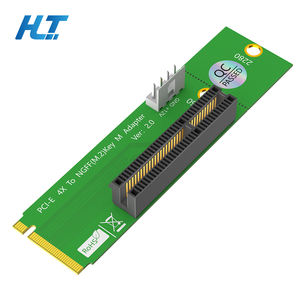 PCIe 4X <span class=keywords><strong>M</strong></span>.2 Key <span class=keywords><strong>M</strong></span> Adaptörü, Masaüstü/Dizüstü Bilgisayarlar için 22x60/80mm 12V Güç Girişi 1X/4X/8X/16X Riser Kartları (GPU/Ekran Kartı) 8GB/s'yi destekler. - Product Image 1