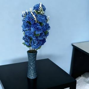 Precio barato salida de fábrica 24 cabezas Clavel globo Margarita flor artificial flor realista <span class=keywords><strong>para</strong></span> Arreglo de <span class=keywords><strong>cementerio</strong></span> funerario - Product Image 3