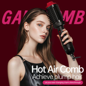 Rizadores de Vapor Eléctricos Automáticos de Cerámica, Secado y Alisado Simultáneos, 3 Ajustes de Temperatura, Uso Dual en Seco/Húmedo, Alto Flujo de Aire - Product Image 4