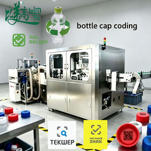 Máquina de Marcado Láser UV Automática GS1 DataMatrix One Item One Code para Tapas de Botellas de Agua Mineral y Bebidas sin Etiqueta - Product Image 5