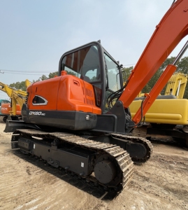 Excavatrice Doosan DX60 d'occasion, excavatrice agricole de 6 tonnes - Product Image 4