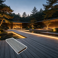 Planches de terrasse en composite WPC résistantes aux UV, revêtement de sol extérieur, couleur stable, grain de bois, pour zones ensoleillées