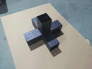 QUINT <span class=keywords><strong>Kit</strong></span> Pergola TRIO Supports de connecteur d'angle Support en <span class=keywords><strong>bois</strong></span> robuste Support de base pour poteau - Product Image 5