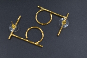 Pendientes de Moda con Baño de Oro en Forma Redonda, Estilo Hindi, para Mujeres y Niñas - Product Image 5