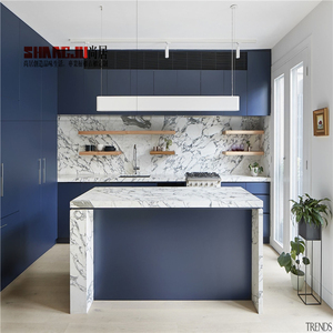 Dernière Conception Kitchenette Appartements Personnalisé Moderne Armoires De Cuisine - Product Image 5
