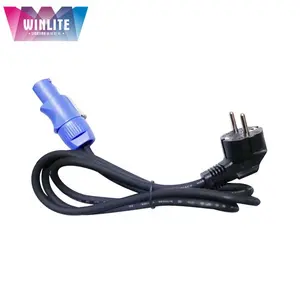 Winlite Powercon cable con todo tipo de enchufes disponibles