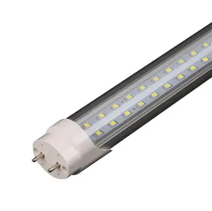LED T8 Tabung Super Terang Lensa Bening 36W Jalur Ganda Input AC85-265V