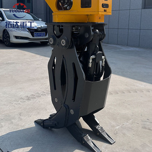 360 graden draaibare dubbele cilinder graafbak met hoog koppel motoronderdelen voor precisie materiaalhandling - Product Image 5