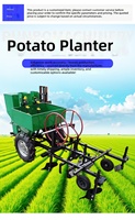 Semoir-Planteur Multifonctionnel Autoporté pour Pommes de Terre et Arachides, à Double Raie et Quatre Rangées, pour Tracteur, Garantie 4 Ans