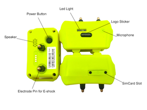 <span class=keywords><strong>GPS</strong></span>-трекер для собак Icar GOOXOTA IK122T Pro, водонепроницаемый, 4000 мАч, с электрошоком, для охотничьих собак, для использования на открытом воздухе, с функцией онлайн-отслеживания - Product Image 3