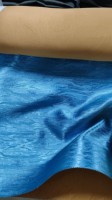 Tissu de rideau occultant gaufré 100 % polyester non tissé de qualité supérieure pour salon avec design texturé de luxe
