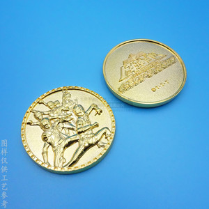 Moneda Conmemorativa de la Serie Ultraman, Relieve 3D, Aleación de Zinc, Color Dorado, Artículo Coleccionable Derivado del Anime - Product Image 2