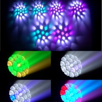 Projecteurs à tête mobile LED RGBW sur mesure 19*40W 40 faisceaux, fonction zoom, contrôle DMX512, angle de faisceau réglable pour discothèques et salles de danse