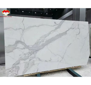 <span class=keywords><strong>Libro</strong></span> de piedra del fabricante: mármol blanco Calacatta combinado con vetas negras Precio por metro cuadrado - Product Image 4