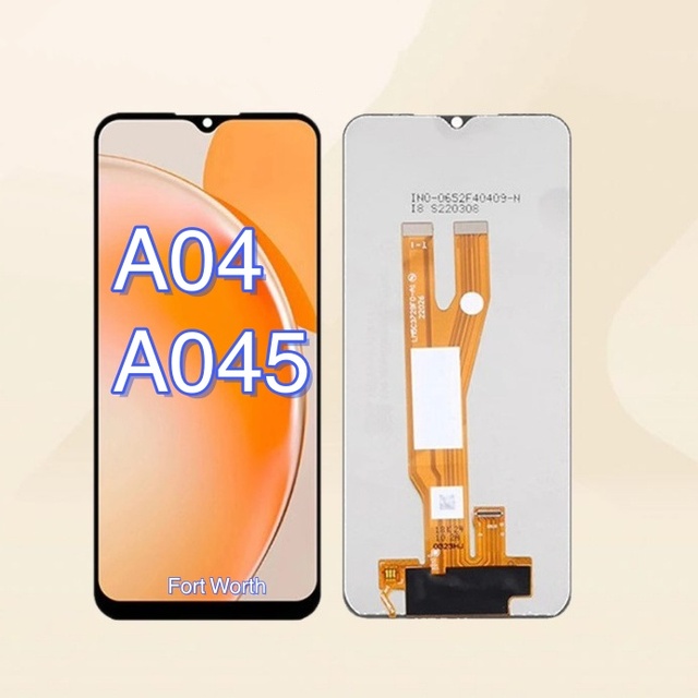 For A04/A045 Mobile Phone AM OLED Display Screen Assembly Frame Internal External Integrated Display 100% Tested 18-Month
