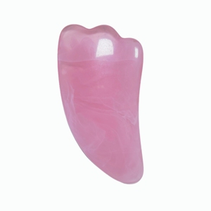 Planche Gua Sha en résine rose en forme de corne, outil de massage facial et corporel, grattoir Guasha, soin de la peau, outil de beauté, logo personnalisé - Product Image 6