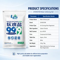 Tablettes de sel adoucisseur d'eau de qualité 99,9 % pour la recherche en laboratoire et la stérilisation de qualité médicale, sel PDV