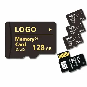 13 Years Factory Wholesale 32GB 64GB 128GB 256GB 512GB 1TB U3 A2 A1 SD Micro Card C10 TF Card Memory For Sdxc