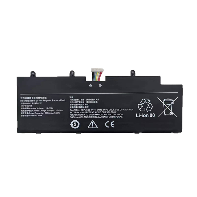 R14B02W 56Wh Replacement Laptop Battery Pack for Xiaomi RedmiBook Pro14 XMA2006-BJ//AJ/DJ/FJ Rechargeable Notebook Battery