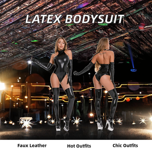 <span class=keywords><strong>Catwoman</strong></span> Costumek Body ouvert en <span class=keywords><strong>latex</strong></span> avec fermeture éclair à l'entrejambe pour femmes Sexy Faux cuir <span class=keywords><strong>Costume</strong></span> de scène Déguisements Lingerie - Product Image 5