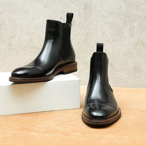 Chaussures habillées pour hommes de style britannique décontracté, de haute qualité, en cuir véritable, pour mariage, nouvelle collection, tendance - Product Image 3