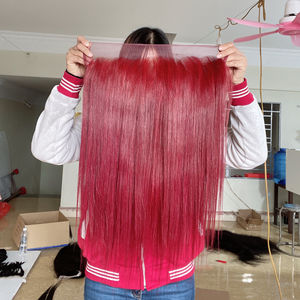 Paquetes rectos de hueso con cierres frontales de encaje Paquetes de cabello humano vietnamita trama genio - Product Image 3