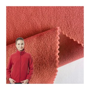 Bán Buôn <span class=keywords><strong>100D</strong></span> Một Bên Micro Cực Lông Cừu 180gsm 100% <span class=keywords><strong>Polyester</strong></span> Duy Nhất Bên Chống-Thuốc Thuốc Lông Cừu Vải Cho Áo Và Áo - Product Image 1