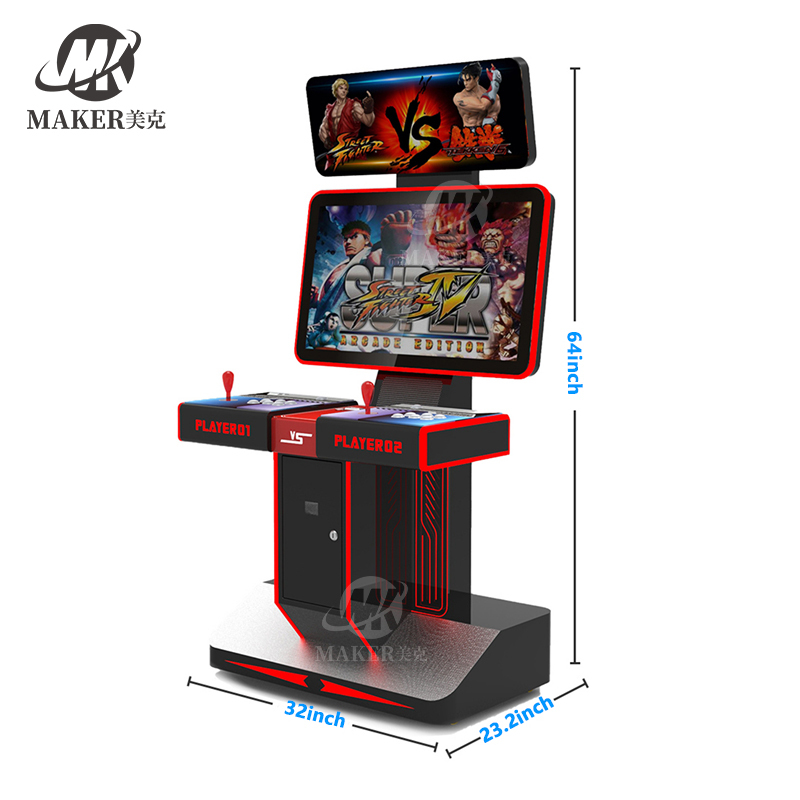 32 Inch LCD Pandora Game Box Extreme 3D Arcade Console with 8000