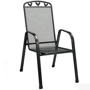 Chaise <span class=keywords><strong>de</strong></span> salon <span class=keywords><strong>de</strong></span> cour chaise extérieure <span class=keywords><strong>en</strong></span> maille métallique <span class=keywords><strong>fauteuil</strong></span> <span class=keywords><strong>de</strong></span> <span class=keywords><strong>jardin</strong></span> <span class=keywords><strong>de</strong></span> patio pour les loisirs <span class=keywords><strong>de</strong></span> plein air - Product Image 3