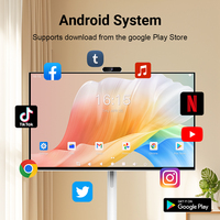 Pantalla Táctil Trend Screen de 21.5/24/32 Pulgadas, Televisor Inteligente con Soporte de Pie, Pantalla LCD Inteligente para Interiores, Android 15, Televisor Portátil para Publicidad
