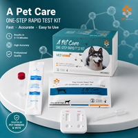 Kit de Prueba Rápida de Antígeno para Parvovirus Canino 2 en 1 (CDV/CAV) para Perros, Tarjeta de Diagnóstico Veterinario, Muestra Gratuita, Alta Sensibilidad